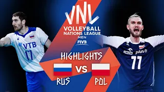 RUS vs. POL - Highlights Week 2 | Men's VNL 2021