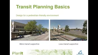 PlanIt: Transit Planning Basics, Market Areas, and Comprehensive Planning Webinar