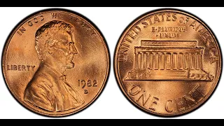 ⚠️URGENTE⚠️Tienes el penny de 1982 D?? Quizas tengas miles de dolares, te lo EXPLICO!!