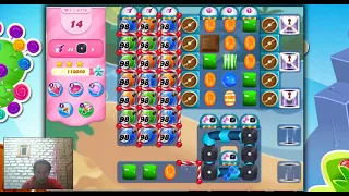 Candy Crush Saga Level 4779 - Sugar Stars, 22 Moves Completed, No Boosters