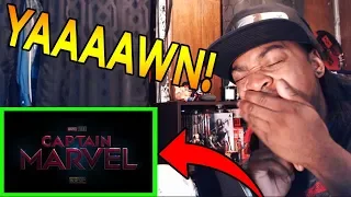 (GTFOH!!) captain marvel is ready to defeat Thanos...ya right!! trailer reaction