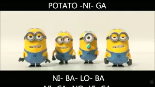 Minions BANANA POTATO Lyrics Despicable Me 2 Mi Villano Favorito 2  | @alimbeth