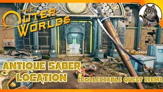 THE OUTER WORLDS - Antique Saber Location (Ship Decoration Item)