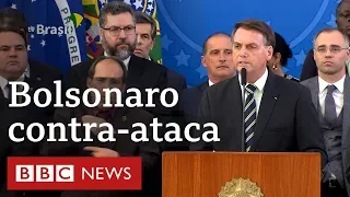 Após acusações de Moro, Bolsonaro contra-ataca; veja