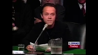 Metallica Lars Ulrich testifies to Senate Judiciary Committee July 11, 2000 - FULL OPENING STATEMENT