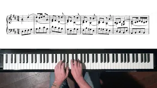 Bach Prelude No.4 from “6 Short Preludes BWV 933-938” for Intermediary Pianists