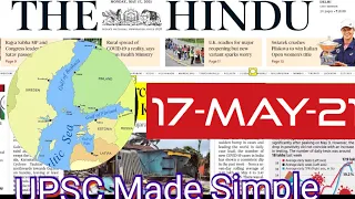 17 May 2021 Daily The Hindu Newspaper Analysis