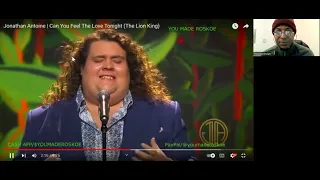 Jonathan Antoine - Can You Feel The Love Tonight (The Lion King) Reaction #jonathanantoine #music