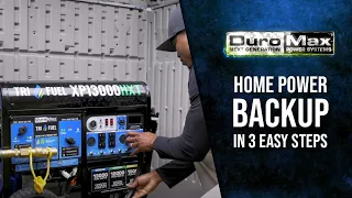 How to Set Up Your Home Power Backup - DuroMax Portable Backup Generators