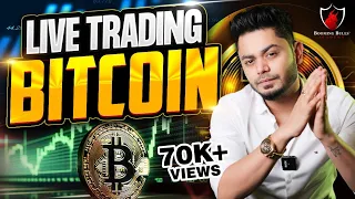 Live Trading Bitcoin || Delta Exchange || Anish Singh Thakur || Booming Bulls