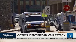 Van attack victims begin to be identified
