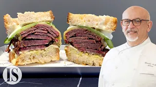 Pastrami Sandwich by Michelin chef Claudio Sadler with Lorenzo Sacchi