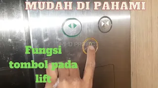 fungsi tombol pada lift dan cara menggunakannya // cara naik lift // miftahul huda