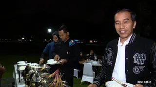 Santap Malam Bersama Karyawan Istana dan Anggota Paspampres, Istana Bogor, 31 Desember 2018