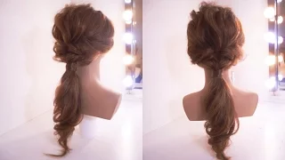 Graceful Low Ponytail Hairstyle With Volume