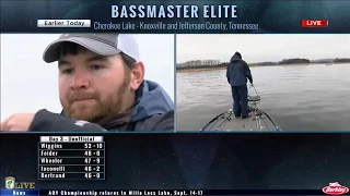 Bassmaster Live: 2017 Cherokee Lake Saturday, part 2