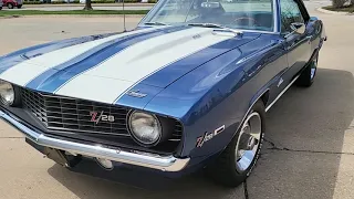 AWESOME 1969 Camaro Z28 for sale test drive