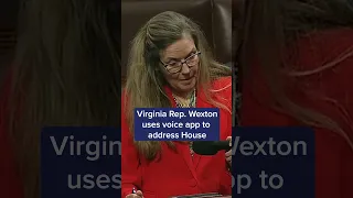 Rep. Jennifer Wexton uses voice app to address House after degenerative condition diagnosis | NBC4