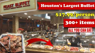 $17.99/person for All You Can Eat Seafood🦑🦀🍤🤤  & More @ The Feast Buffet | Houston's Largest Buffet