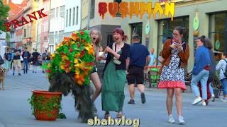 New Prank Video!!Bushman Prank.Scaring People in Erfurt.