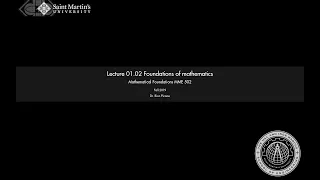 01.02 Foundations of mathematics