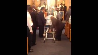 Christian Funeral Directors shoulder carry casket