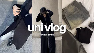 uni vlog + what I WEAR in a week | campus look outfits | ft.LEWKIN