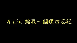 A Lin 給我一個理由忘記 歌詞 【去人聲 KTV 純音樂 伴奏版】