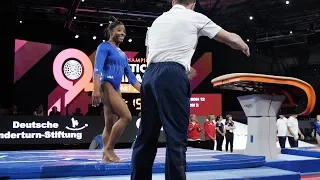 Simone Biles (USA) VT - 2019 World Championships   Podium Training