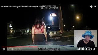 Most embarrassing DUI stop of this trooper's career? (reaction)