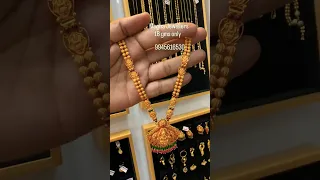 wow'Only 18 grams gold necklace design/light weight gold necklace collection/fancy chain