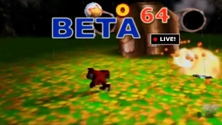 Beta64 Live - Donkey Kong 64 DEMO (Beta Stream)