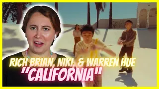 Rich Brian, NIKI, & Warren Hue "California" | Reaction Video