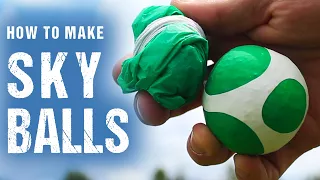 How To Make Sky Ballz! TKOR Shows You How To Make Parachute Ninja Balls!