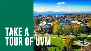 Aerial View of the Campus at the University of Vermont