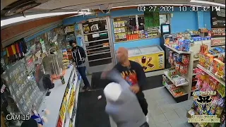 Convenience Store Clerk Morphs Into Iron Mike