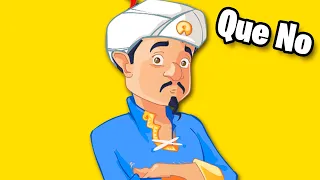 QUE PASA SI LE DIGO A AKINATOR "NO" A TODO 🤔 | AKINATOR #Shorts