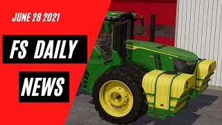 FS DAILY NEWS! John Deere 9R 2021, HUGE John Deere 9RT Update, Plus More | Farming Simulator 19