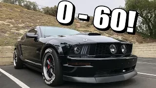 Cammed Mustang GT 0-60 Test! Amazing Results!