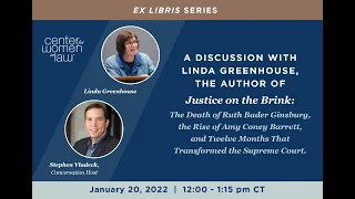 Linda Greenhouse, author of Justice on the Brink