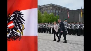 Military Honours to Austria's Minister of Defense