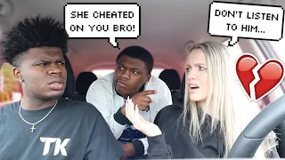 Telling My Boyfriend's Little Brother I Cheated... *LOYALTY TEST* | Tricia & Kam