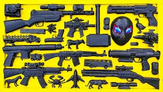 Membersihkan Senapan NERF war GUNS, Senapan Pistol, Gear Light AK47 Gun, Sniper Rifle, Revolver Gun