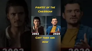 pirates of the Caribbean Then and now 2003-2022 Hollywood movies character then and now #shortsvideo