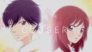 【AMV】Ao Haru Ride - Closer 「 Kou x Futaba 」