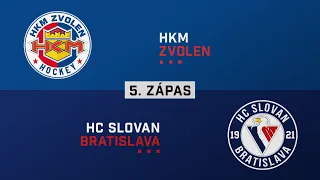 5.zápas HKM Zvolen - HC Slovan Bratislava HIGHLIGHTS
