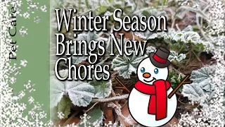 Winter Season Brings New Chores