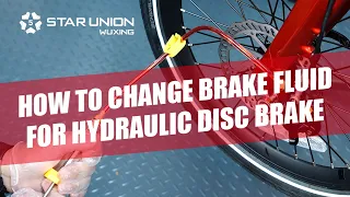 How to change brake fluid for hydraulic disc brake?