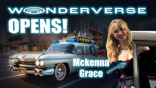 Can Mckenna Grace Handle The Ghostbusters Ecto-1 At Wonderverse's Grand Opening?