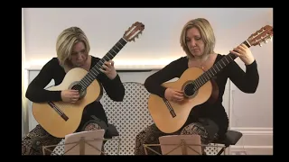 Bach Invention in A minor BWV 784 transcribed for two guitars